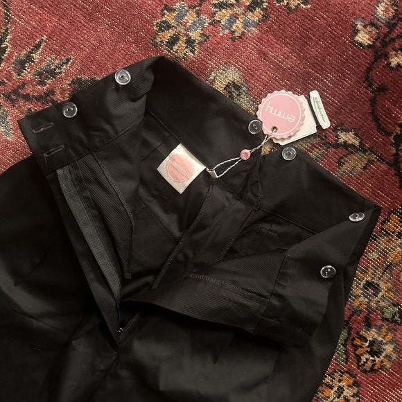 Emmy of Sweden NWT "Good Old Grandpa Pants" in black twill! - Picture 3 of 6